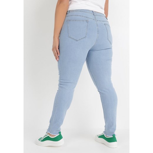 Jasnoniebieskie Jeansy Eidele 5XL Born2be Odzież