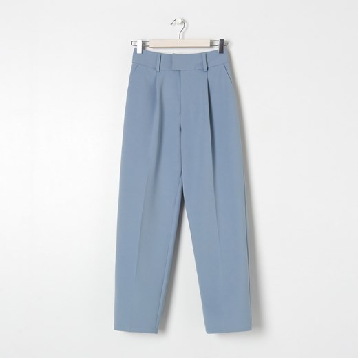 Sinsay - Spodnie chino - Niebieski Sinsay XS Sinsay