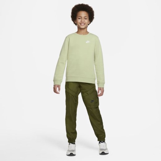 Bluza dresowa dla dużych dzieci (chłopców) Nike Sportswear Club - Zieleń Nike S Nike poland