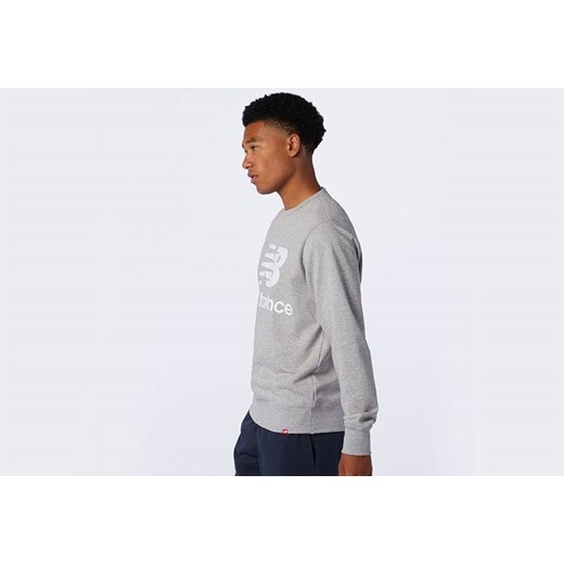 Bluza New Balance ESSENTIALS STACKED LOGO (MT03560AG) Grey New Balance S wyprzedaż Street Colors