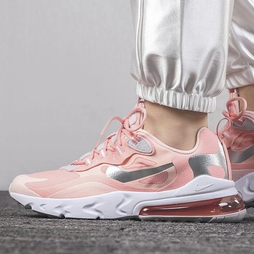 Buty Nike Air Max 270 REACT (CQ5420-611) Coral White Nike 38,5 okazyjna cena Street Colors