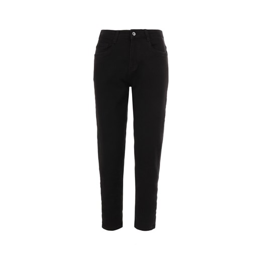 Czarne Jeansy Mom Fit Agine S Born2be Odzież