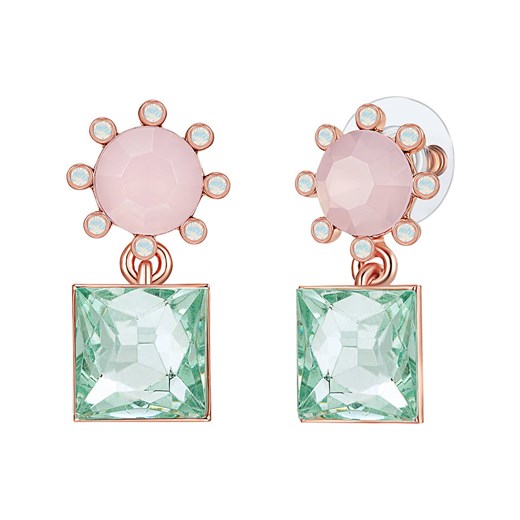 Pozłacane kolczyki-wkrętki z kryształami Swarovski Lilly & Chloe onesize okazja Limango Polska