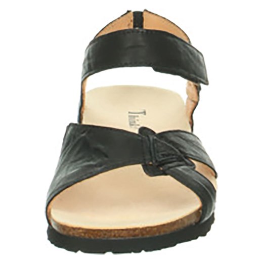 Skórzane sandały "Julia" w kolorze czarnym Think! 39 okazja Limango Polska