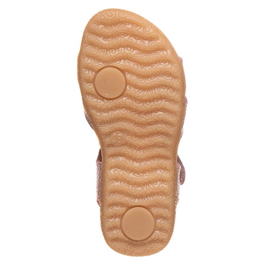 Skórzane sandały w kolorze jasnoróżowym Lamino 27 okazyjna cena Limango Polska