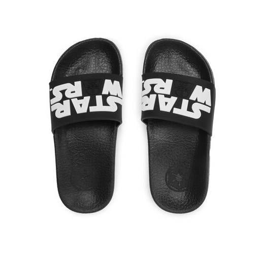Czarne klapki dziecięce Star Wars