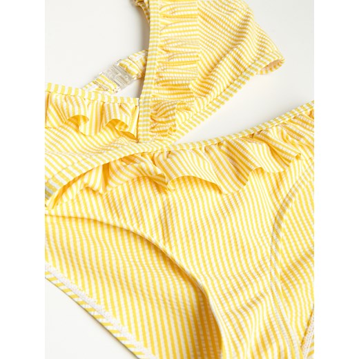 Reserved - Dwuczęściowy strój kąpielowy w paski - Żółty Reserved 146/152 Reserved