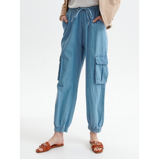 Spodnie denimowe joggery Drywash 42 Top Secret