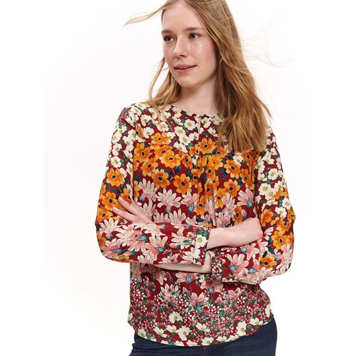 Tkaninowa bluzka damska w kwiatowy wzór Top Secret 34 wyprzedaż Top Secret