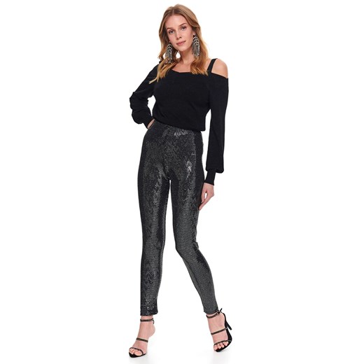 Połyskujące legginsy z cekinami Top Secret 36 wyprzedaż Top Secret