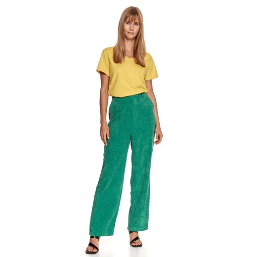 T-shirt z nadrukiem i dekoltem v Top Secret 34 wyprzedaż Top Secret