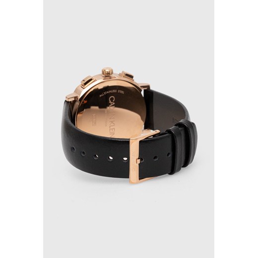 Calvin Klein Zegarek K8Q376C3 męski kolor czarny Calvin Klein ONE okazyjna cena ANSWEAR.com