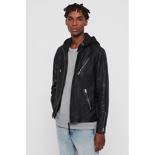 AllSaints - Kurtka skórzana Harwood Jacket L promocja ANSWEAR.com