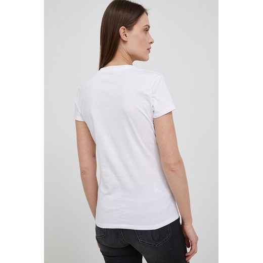 Armani Exchange T-shirt bawełniany kolor biały Armani Exchange XS ANSWEAR.com