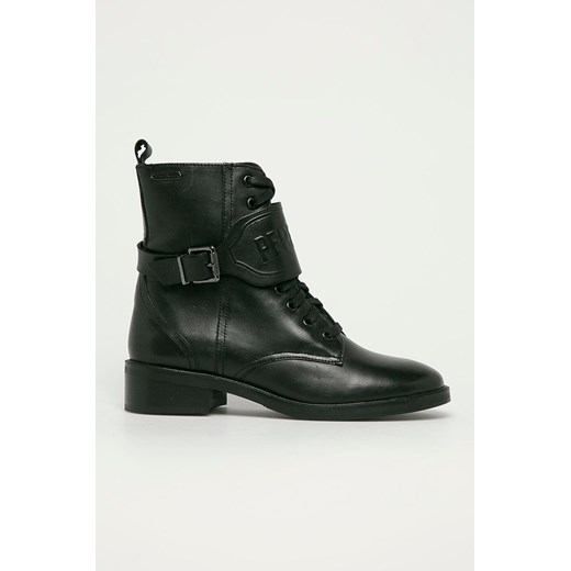 Pepe Jeans - Workery skórzane Maldon Logo Pepe Jeans 39 okazyjna cena ANSWEAR.com