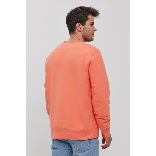 Levi&apos;s Bluza bawełniana męska kolor pomarańczowy z nadrukiem S ANSWEAR.com wyprzedaż