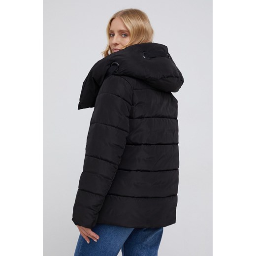 Sisley Kurtka damska kolor czarny zimowa oversize Sisley 36 ANSWEAR.com wyprzedaż