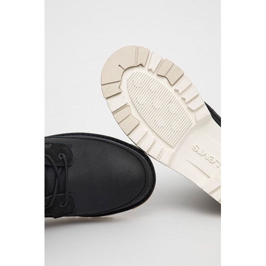 Levi's Workery damskie kolor czarny na platformie 36 okazja ANSWEAR.com