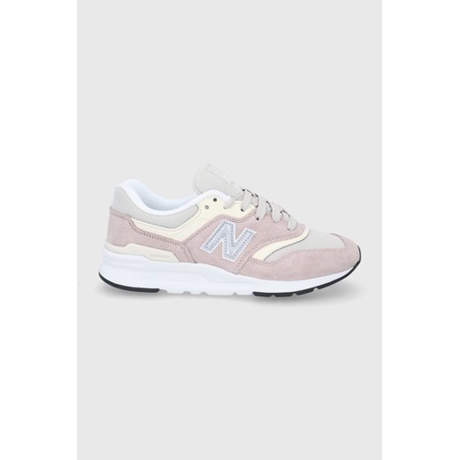 New Balance Buty CW997HTM kolor żółty na płaskiej podeszwie New Balance 36 wyprzedaż ANSWEAR.com
