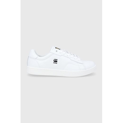 G-Star Raw Buty skórzane 2142002509.WHT kolor biały ze sklepu ANSWEAR.com w kategorii Trampki męskie - zdjęcie 135022150