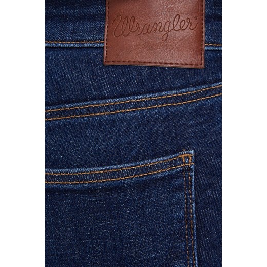 Wrangler jeansy SLIM NIGHT BLUE damskie medium waist Wrangler 27/32 okazja ANSWEAR.com