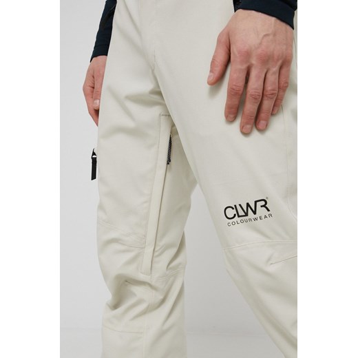 Colourwear spodnie męskie kolor beżowy Colourwear M ANSWEAR.com promocyjna cena