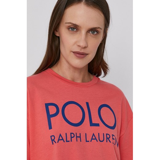 Polo Ralph Lauren T-shirt bawełniany kolor różowy Polo Ralph Lauren S promocja ANSWEAR.com