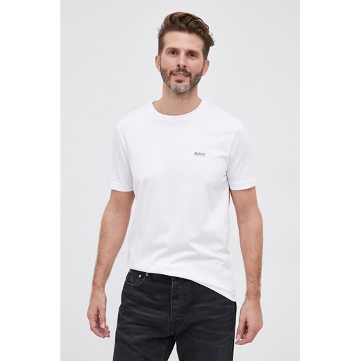 Boss T-shirt BOSS ATHLEISURE (2-pack) męski kolor biały gładki XL okazja ANSWEAR.com