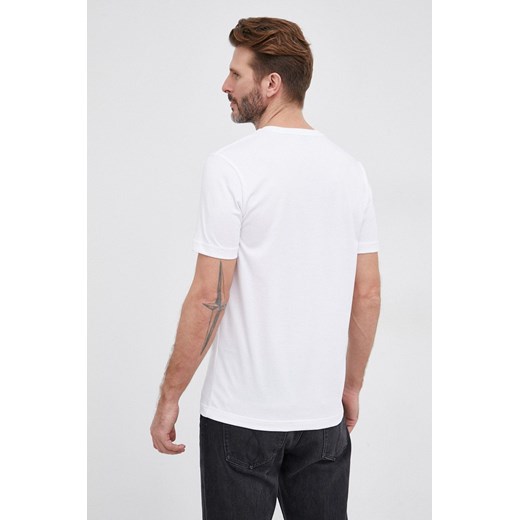 Boss T-shirt BOSS ATHLEISURE (2-pack) męski kolor biały gładki S wyprzedaż ANSWEAR.com