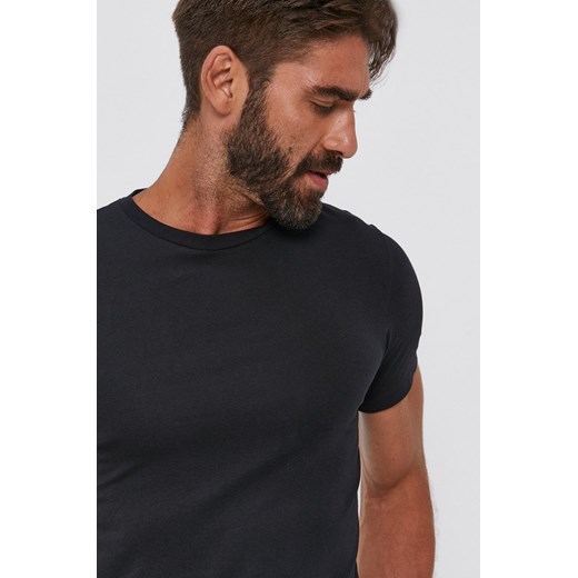 Polo Ralph Lauren T-shirt (2-pack) 714835960001 męski kolor czarny gładki ze sklepu ANSWEAR.com w kategorii T-shirty męskie - zdjęcie 135028294
