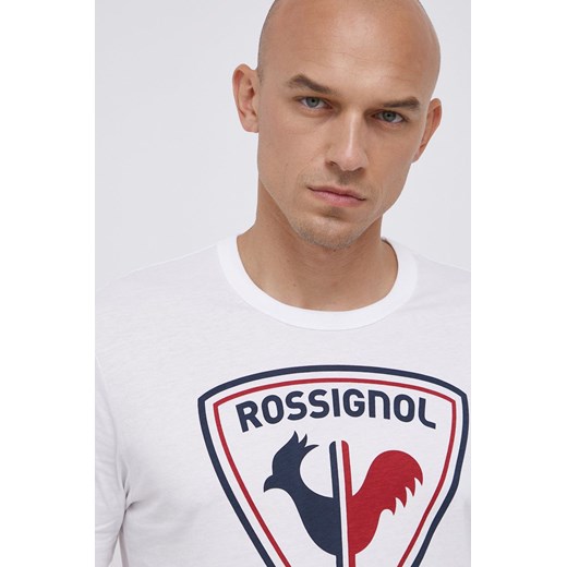 Rossignol t-shirt bawełniany kolor biały z nadrukiem RLKMY04 ze sklepu ANSWEAR.com w kategorii T-shirty męskie - zdjęcie 135028833