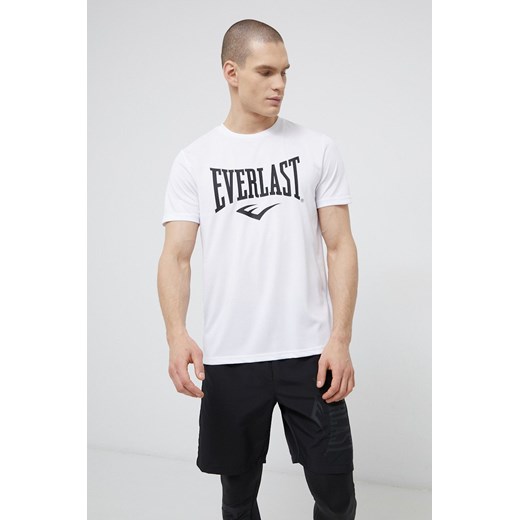 Everlast T-shirt kolor biały z nadrukiem Everlast XL promocja ANSWEAR.com