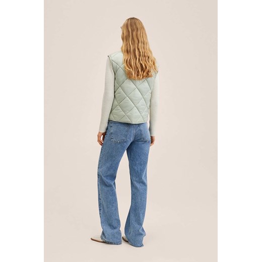 Mango bezrękawnik Bang damski kolor zielony przejściowy Mango XS ANSWEAR.com