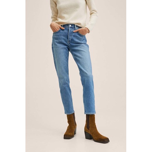 Mango jeansy Mar damskie medium waist Mango 36 ANSWEAR.com