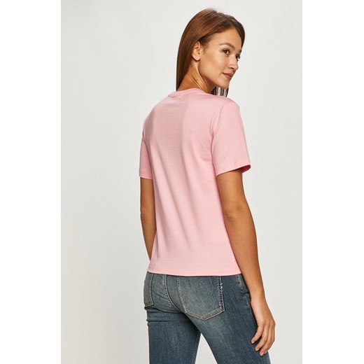 Lacoste T-shirt bawełniany kolor różowy Lacoste 38 ANSWEAR.com