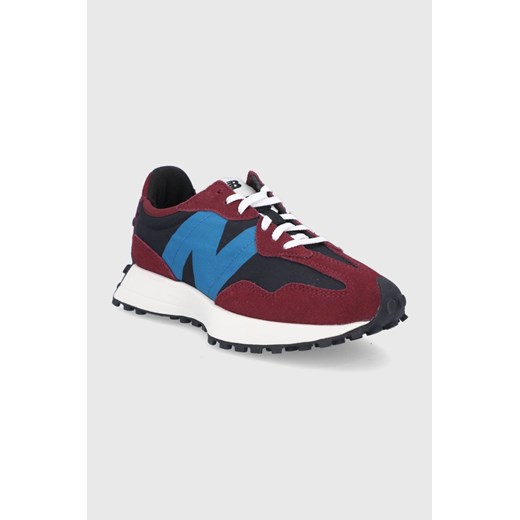 New Balance Buty WS327CA kolor fioletowy na płaskiej podeszwie New Balance 37 promocyjna cena ANSWEAR.com