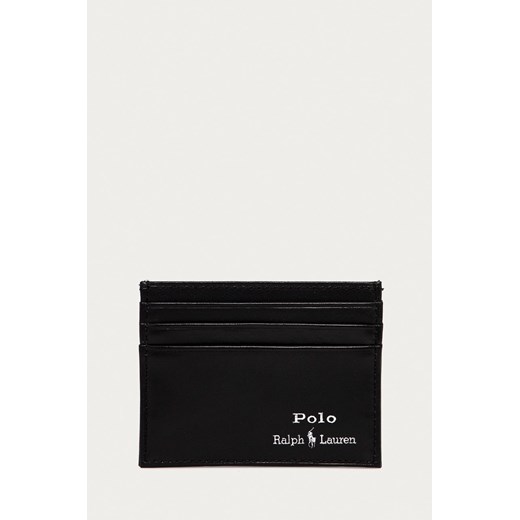Polo Ralph Lauren Portfel skórzany 405803867002 męski kolor czarny ze sklepu ANSWEAR.com w kategorii Portfele męskie - zdjęcie 135044143