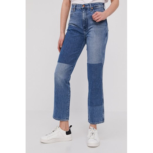 Wrangler Jeansy damskie high waist Wrangler 27/32 okazyjna cena ANSWEAR.com