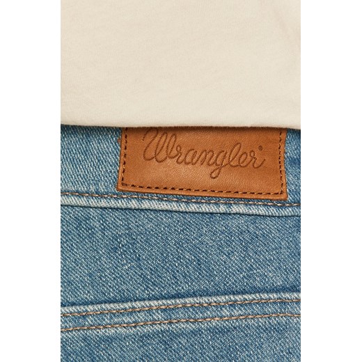Wrangler jeansy High Rise Skinny Soft Cloud damskie high waist Wrangler 26/32 okazja ANSWEAR.com