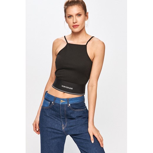 Calvin Klein Jeans - Top S okazyjna cena ANSWEAR.com