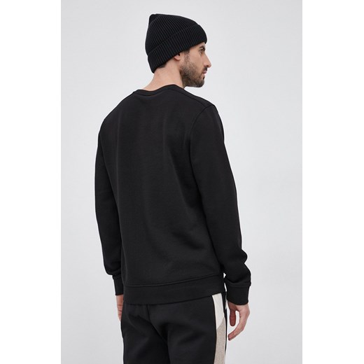 Boss Bluza bawełniana męska kolor czarny z aplikacją XL ANSWEAR.com
