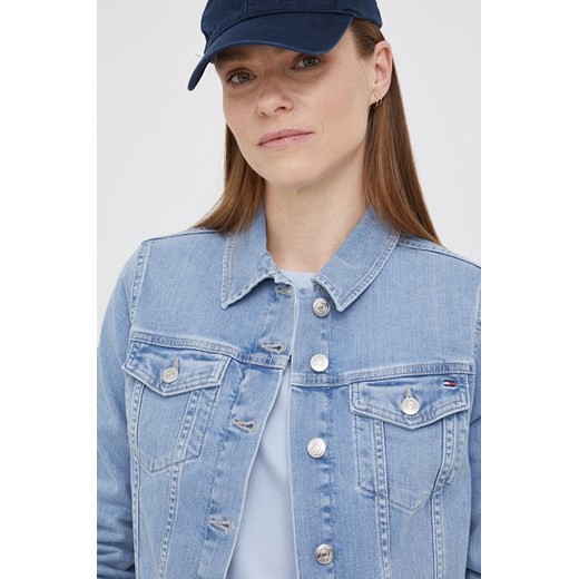 Tommy Hilfiger kurtka jeansowa damska przejściowa Tommy Hilfiger 34 ANSWEAR.com