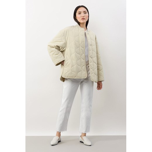 Ivy & Oak kurtka Chiara Ann damska kolor beżowy przejściowa oversize Ivy & Oak 34 ANSWEAR.com