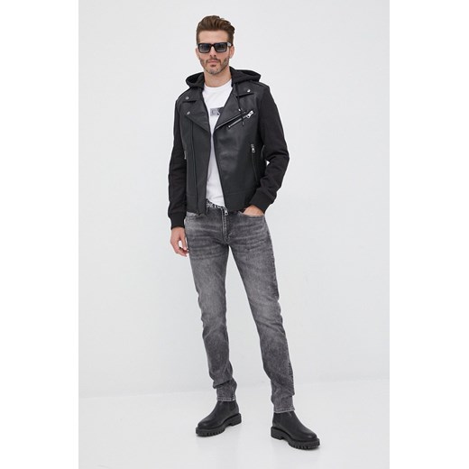 Calvin Klein Jeans ramoneska męska kolor czarny przejściowa L ANSWEAR.com
