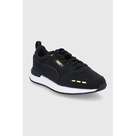 Puma buty PUMA R78 Wns Raw Metallics kolor czarny Puma 37 ANSWEAR.com