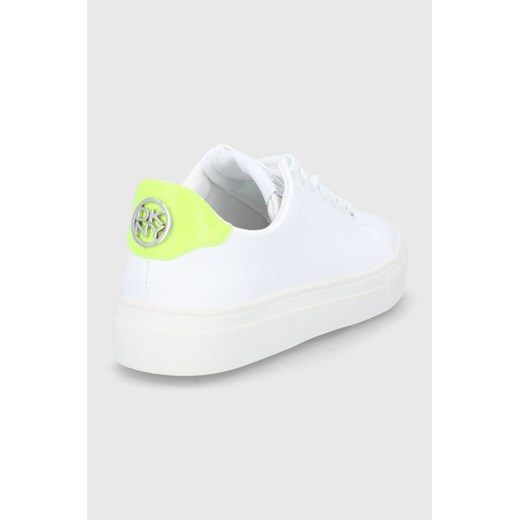 Dkny buty skórzane kolor biały 37 ANSWEAR.com
