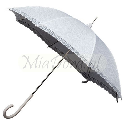 Marzenie Biała parasolka koronkowa parasole-miadora-pl bialy jesień
