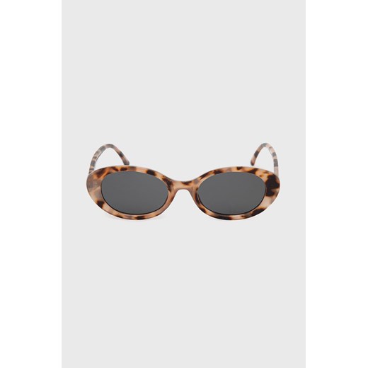 Pieces okulary przeciwsłoneczne damskie kolor brązowy Pieces ONE ANSWEAR.com