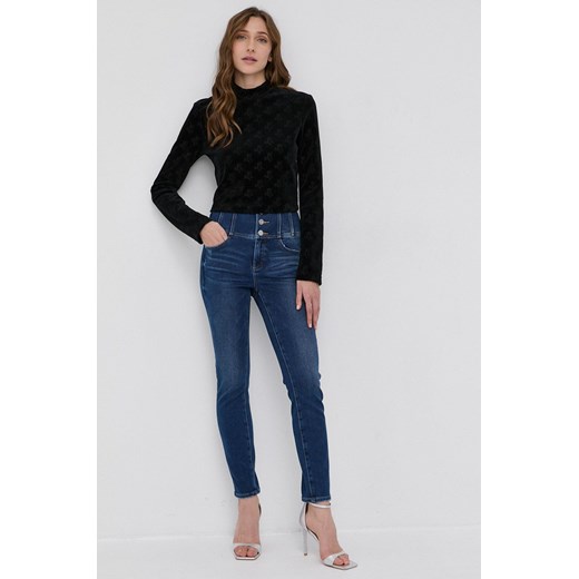 Miss Sixty Jeansy z domieszką kaszmiru Glenda damskie high waist Miss Sixty 25 ANSWEAR.com okazja