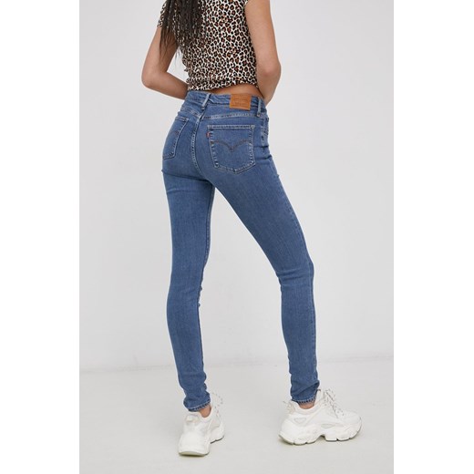 Levi&apos;s Jeansy 721 damskie high waist 29/30 okazja ANSWEAR.com